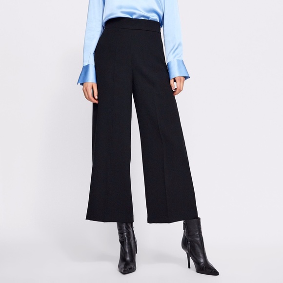 Zara Pants - ZARA High Waist Trousers - XS